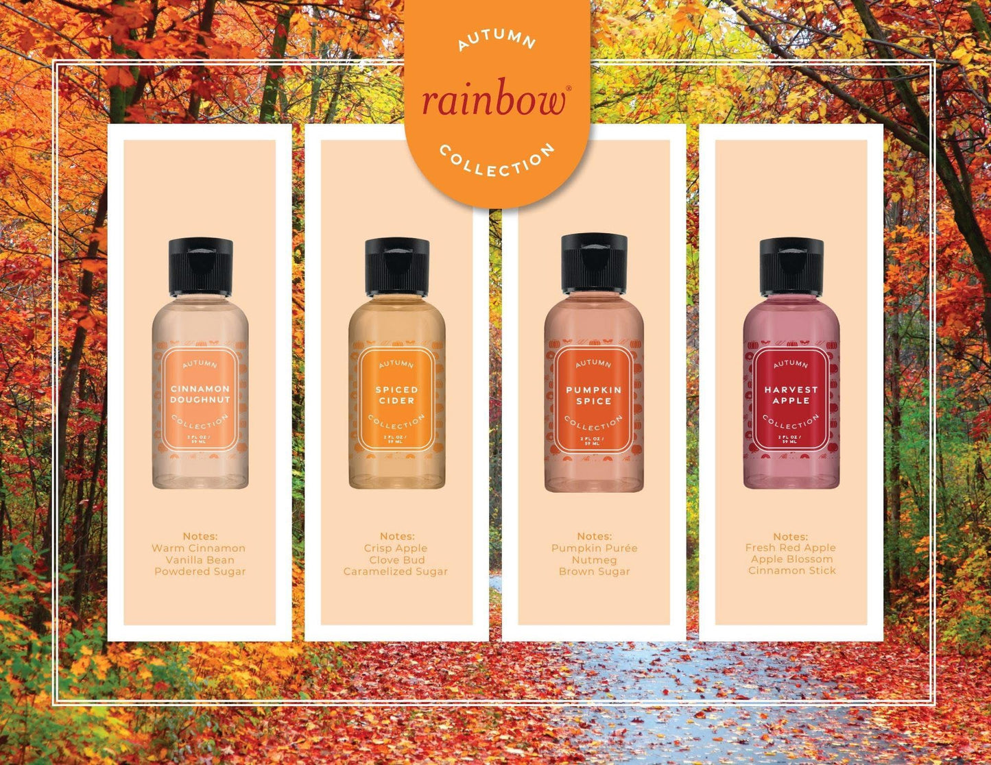 Rainbow New Fall Fragrance 4 pack