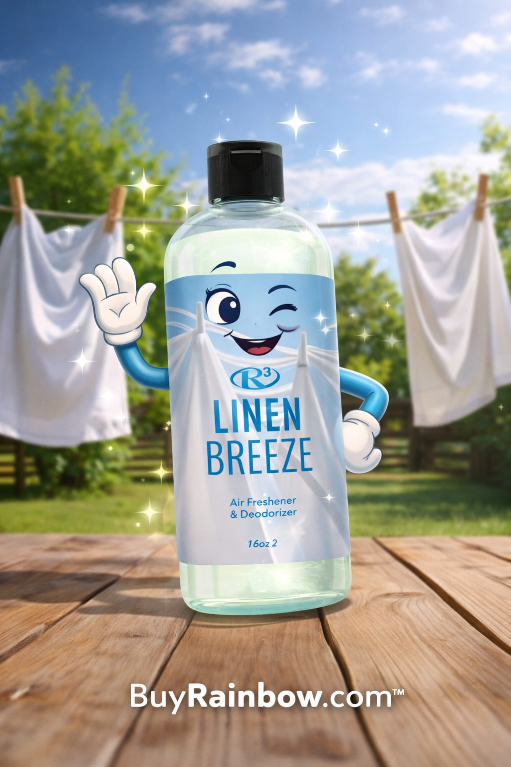 Rainbow Fragrance Linen Breeze NEW ITEM 16oz GENUINE RAINBOW PRODUCT